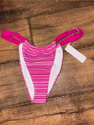 Bright Swimwear Nia Cheeky Bikini Bottoms (Raspberry) thumbnail 3