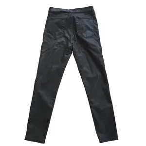 Abercrombie & Fitch Super Skinny Ankle High Rise Coated Black Jeans Size 30 / 10 thumbnail 4