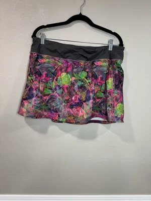 Lululemon Side-Pleat High-Rise Tennis Skirt Vivid Floral Tone Multi / Graphite thumbnail 6