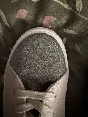 Vintage Havana Parker - Gray Suede Black Star Glitter Toe - Size [ thumbnail 5