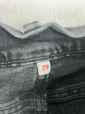 LEVI’S Black Wash High Rise Mini Denim Jean Skirt Size 29 Casual Boho Festival thumbnail 4