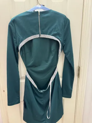 Lulus Green Backless Mini Dress thumbnail 4
