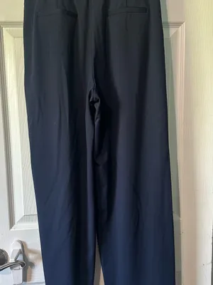 OGL Bamboo NWT Women’s Navy Pleated Dress Pants thumbnail 4
