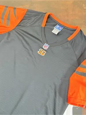 Cincinnati Bengals blank Jersey Shirt Womens Black NFL Football Sportswear XL thumbnail 1