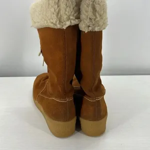 Yodelers women’s suede upper winter warm boots 9 thumbnail 4