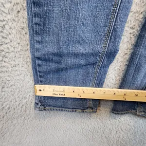 Levis‎ Jeans Womens 14 (Fits 25x28) Medium Wash Stretch Low Rise Straight Leg thumbnail 4