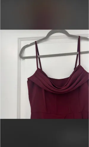 Showpo Burgundy Midi Dresssize 4 S thumbnail 5