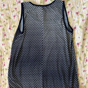 Elegant Black and White Polka Dot Tank Top #057 thumbnail 11