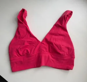 Lululemon Longline Pink Sports Bra thumbnail 1