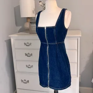 BDG Urban Outfitters Denim Jumper Dress thumbnail 6