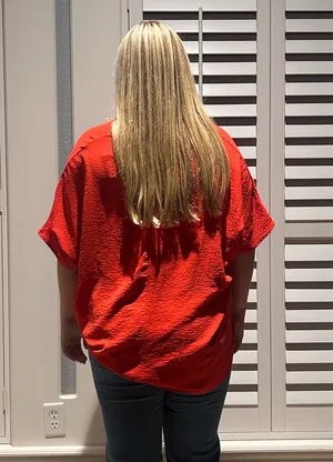 JODIFL Blouse Oversized Red thumbnail 4