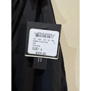 Club Monaco Black Sheer Burnout Pleated Maxi Gown Dress Size 4 thumbnail 5
