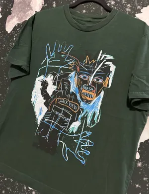 Gap x Jean-Michel Basquiat Art Portrait Shirt thumbnail 2