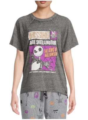 Nightmare before christmas sleep shirt women’s EXTRA LARGE short sleeve …‎ thumbnail 1