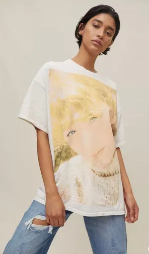 Urban Outfitters Taylor Swift Folklore Album Tee S/M thumbnail 1