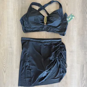 Black High Waisted Bikini Set Size 6 thumbnail 2
