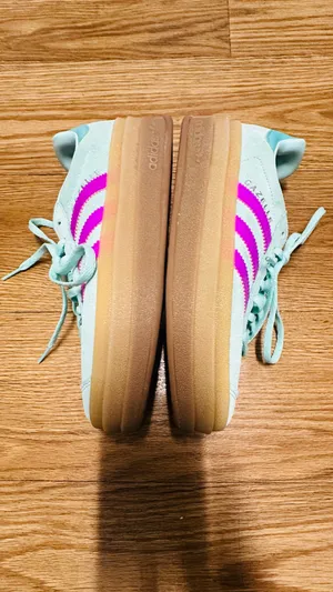 Adidas Gazelle Platform Bold Sneakers Mint Green Pink Gum Sole thumbnail 3