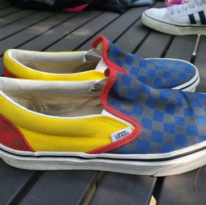 Vans Multicolor Slip-On Sneakers Size 8.5 Womens thumbnail 2