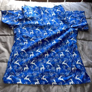 Tafford Uniform Christmas Scrub Top Multiple Size M thumbnail 8