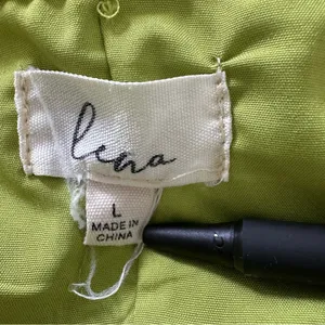 Lena x Revolve Women’s Green Strapless Mini Dress Size L thumbnail 3