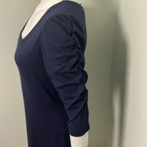 AMANDA UPRICHARD Shift Dress Womens Navy Blue Medium thumbnail 5