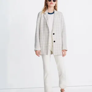 NWT Madewell Dorset Blazer in Windowpane thumbnail 3