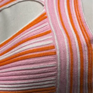 Pink and Orange Halter Top with Tie back XS thumbnail 3