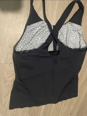 Black Athletic Racerback Tank Top thumbnail 3