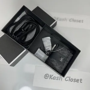 Michael Kors Black Logo Lanyard Case For Apple AirPods Pro thumbnail 2