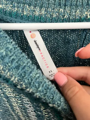 Blue Drug Rug Sweater thumbnail 3