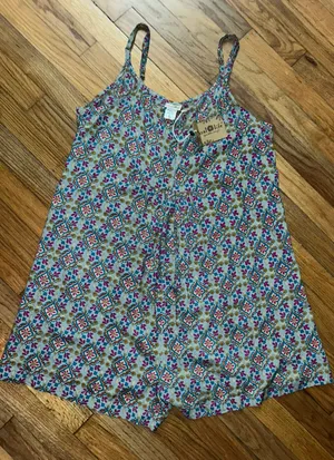 Natural Life Floral Romper thumbnail 1