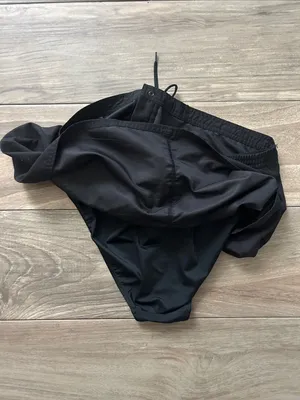 Black Drawstring Swim Skirt thumbnail 8