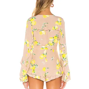 NWT Majorelle XS Devon Romper in Tan Lemon thumbnail 2
