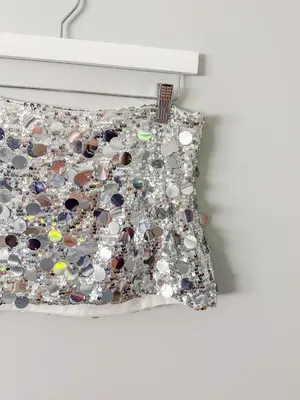 Peppermayo Champagne Chic Mini Skirt in Discoball thumbnail 9