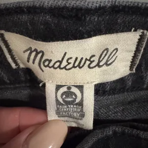 Madewell Perfect Vintage Straight Jeans Womens Black‎ High Rise Ankle 26 thumbnail 3
