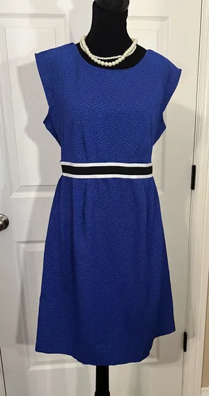 Motherhood Maternity Blue maternity simple dress thumbnail 1