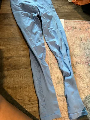 Spiritual gangster blue leggings m/l thumbnail 1