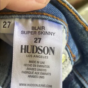Hudson Jeans Blair Jeans Women's Skinny Jeans - Blue thumbnail 3