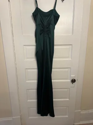 Emerald Sundae Dress Emerald Green Long thumbnail 2