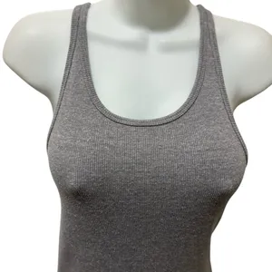 Allbirds Ribbed Maxi Dress Racerback Active Stretch Wool Blend S Gray Summer thumbnail 4