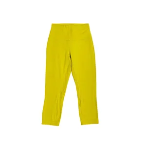Lululemon Align High-Rise Crop Athletic Yellow Leggings 21" Size 6 thumbnail 3