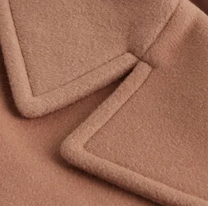 Express Wool-Blend Cocoon Coat Winter Peacoat Trench Tan NWT thumbnail 4