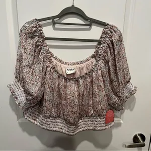 Altar'd State Arula Floral Top Plus Size B / 2X NWT Perfect Fall Transition Piece thumbnail 4