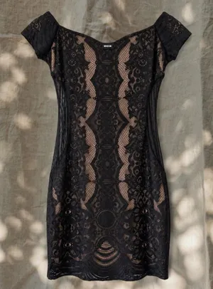 Windsor Lace Mesh Bodycon Dress thumbnail 1