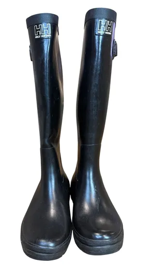 Helly Hansen W Veierland 2 Rubber Boots Black Tall Rain Boots Womens 8 thumbnail 1
