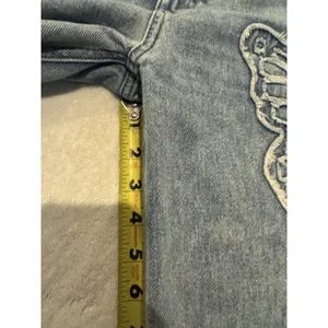 Pacsun Butterfly Patch Women’s '90s Boyfriend Jeans, Size 26, Short Length. thumbnail 11