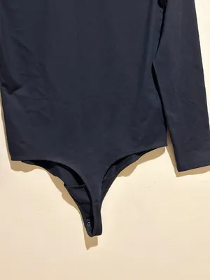 Abercrombie & Fitch Soft A&F Collection Black Mock Neck Long Sleeve Bodysuit thumbnail 10