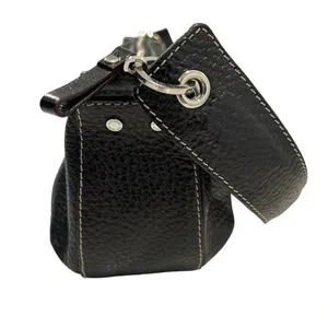 Kate Spade Black Leather Shoulder Bag Women's Handbag with Zip Pocket thumbnail 2