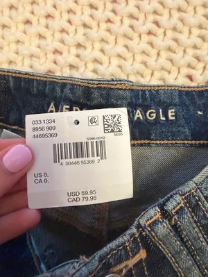 American Eagle Strigid Super High-Waisted Relaxed Denim Shorts thumbnail 5