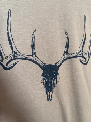 Browning Women's Long-Sleeve Deer Skull Graphic Shirt - Brown Medium thumbnail 3